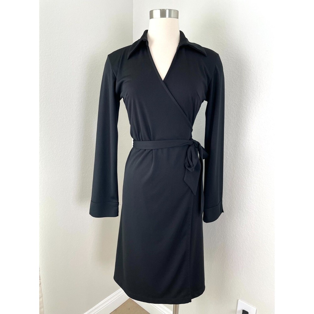 Express Black Wrap Dress